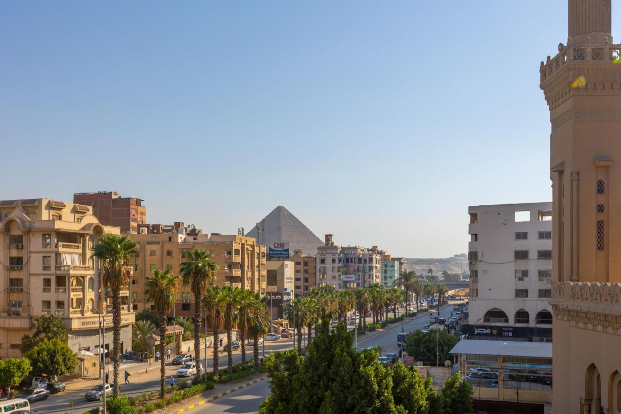 Khattab Pyramids View Hotel Kafrat al Jabal Exterior photo