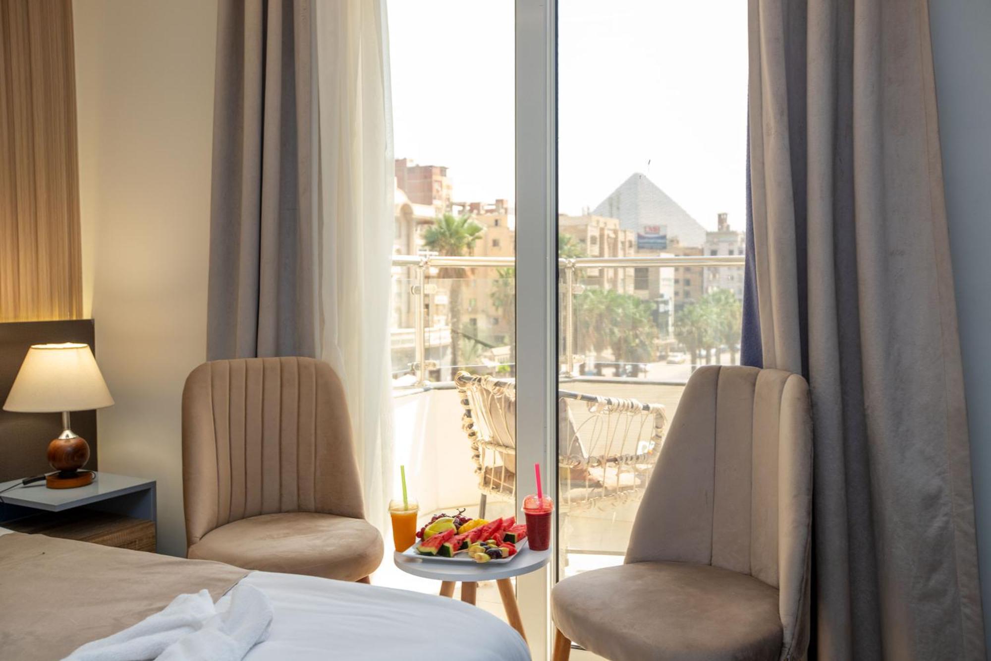 Khattab Pyramids View Hotel Kafrat al Jabal Exterior photo