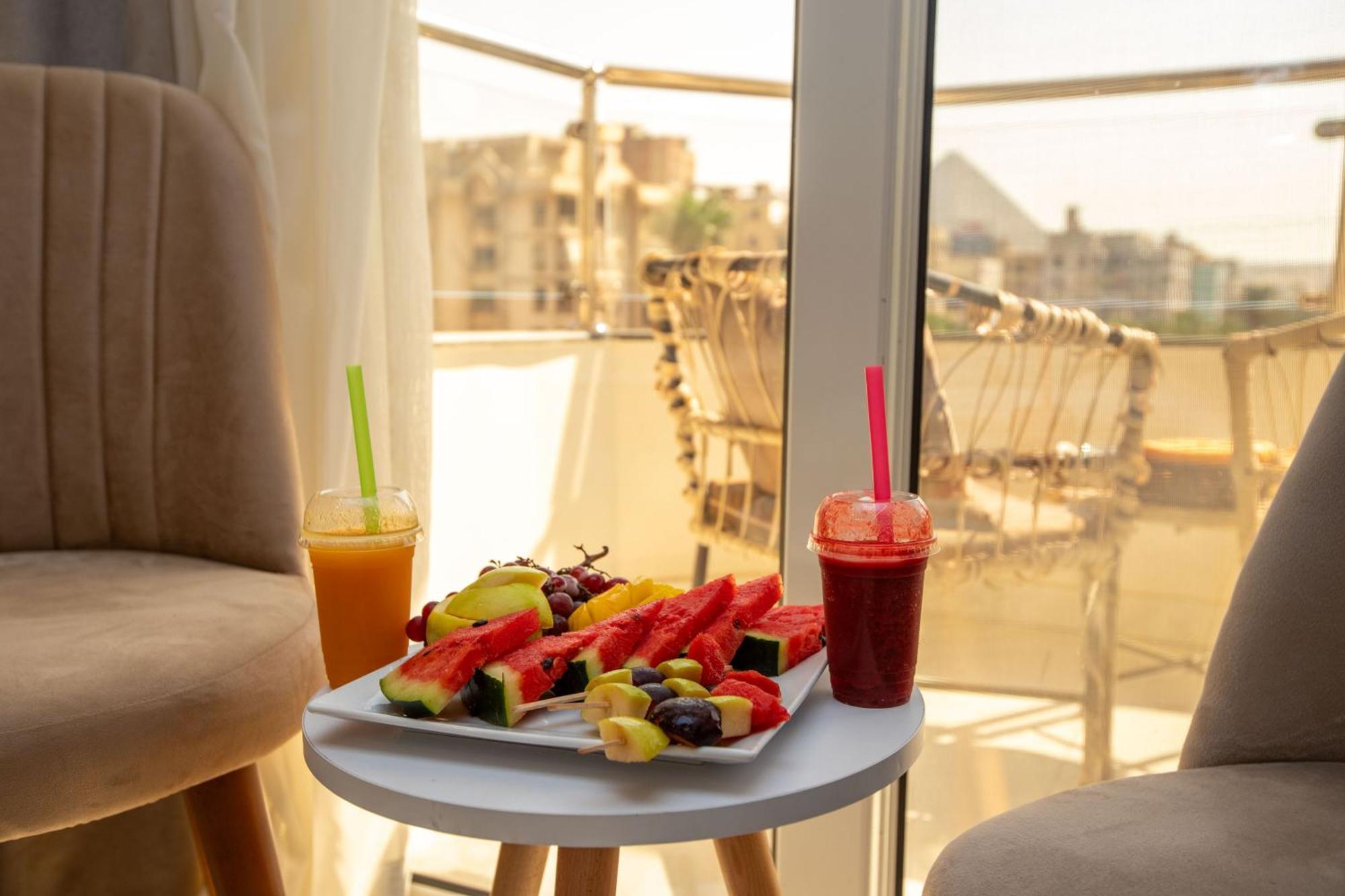 Khattab Pyramids View Hotel Kafrat al Jabal Exterior photo